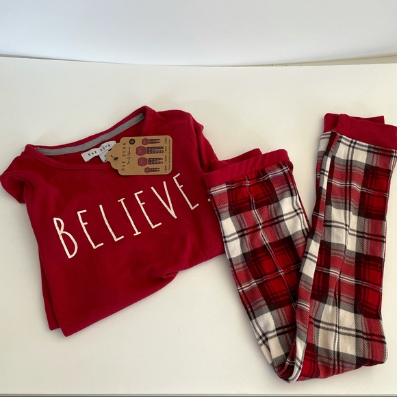 Rae Dunn Other - NWT Rae Dunn “Believe” kids pajamas set SUPER SOFT